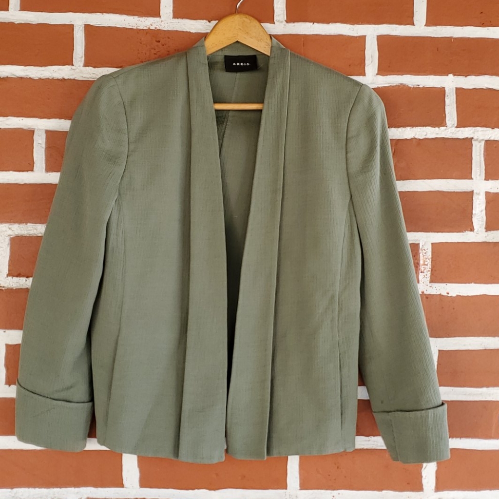 Akris | Hunter Green Blazer Size 10